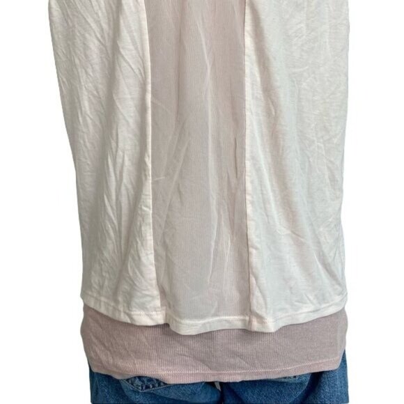 Tangerine Layered Tank Mauve Light Pink Tank Top Size S - Picture 8 of 10